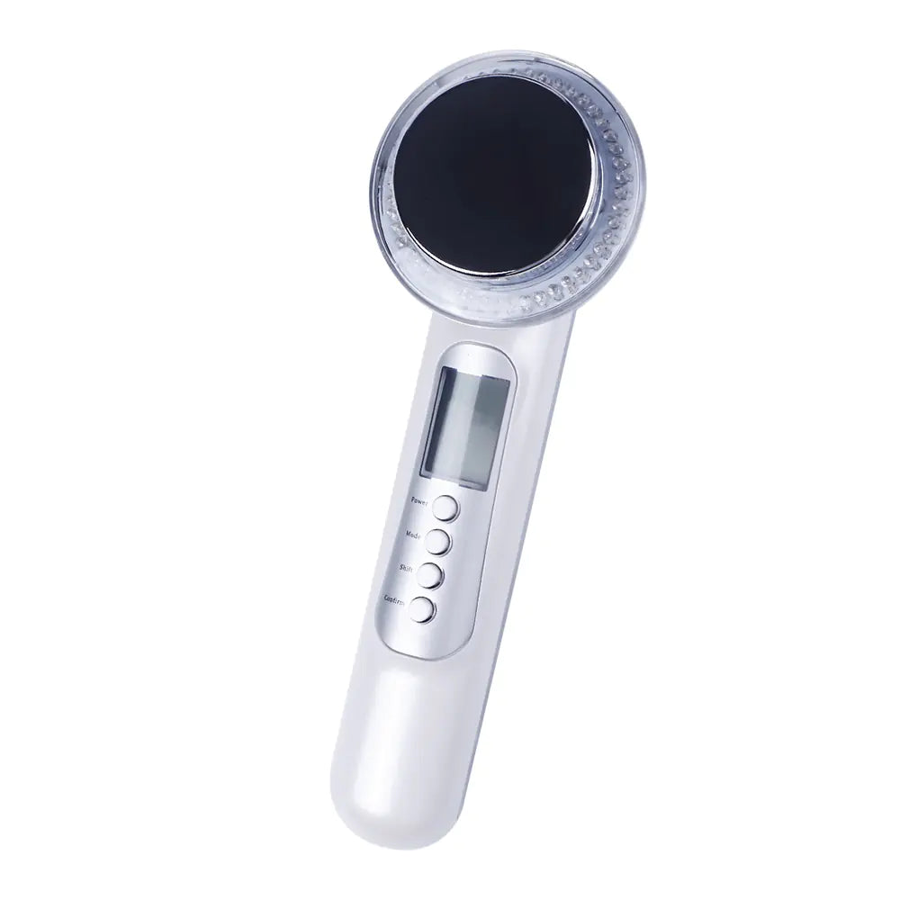 Ultrasound Ion Facial Device with LED Light Therapy