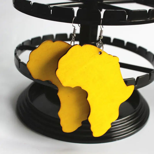 Vintage Africa Laser Engraved Colorful Fashion Log
